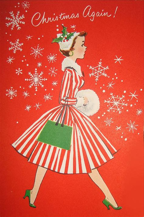 retro xmas cards